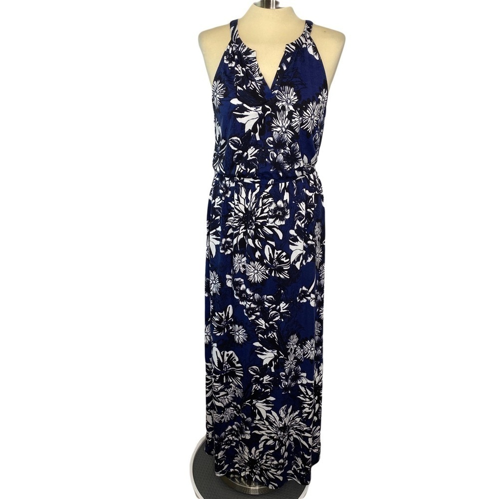 Skies Are Blue Floral Maxi Dress